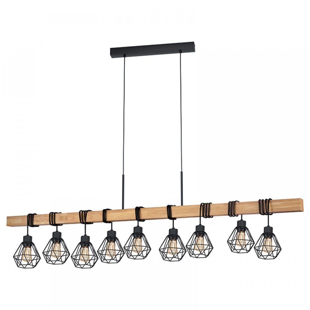 Lamparas Eglo Colgante Vintage Townshend 5 43134