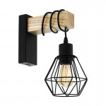 Lamparas Eglo Aplique Vintage Townshend 5 43135