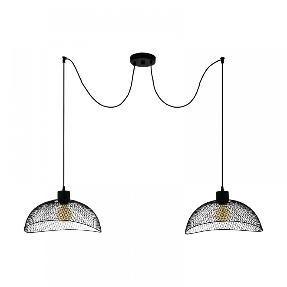 Lamparas Eglo Lampara Vintage Doble Pompeya 43306