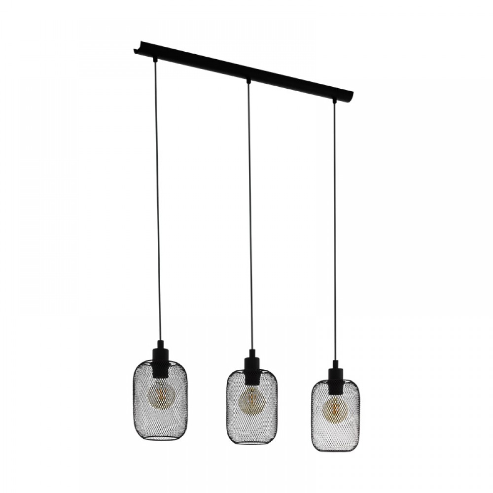 Lamparas Eglo Lampara Vintage Wrington 3L 43333