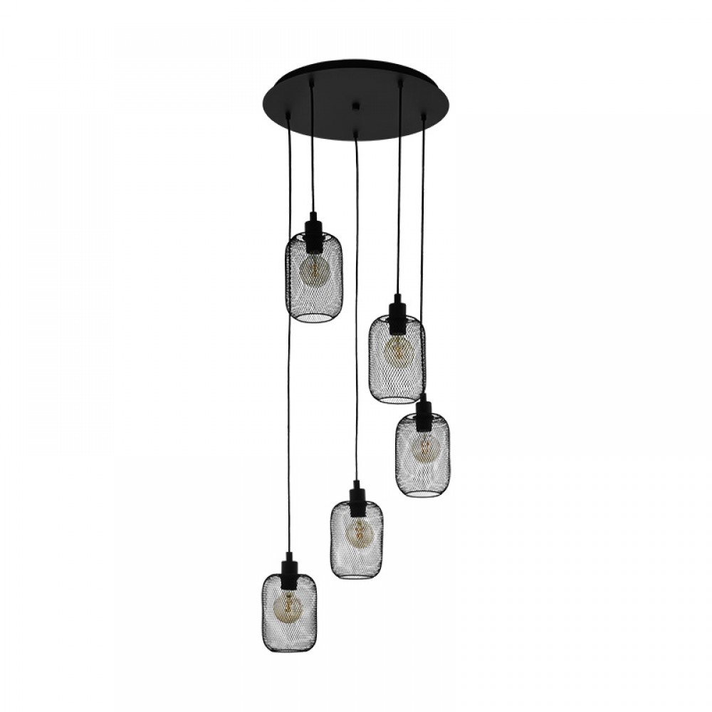 Lamparas Eglo Lampara Vintage Wrington 5L 43334