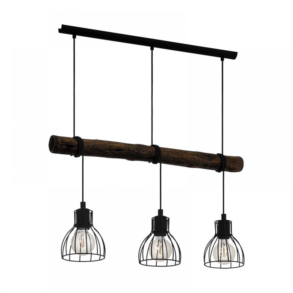 Lamparas Eglo Lampara Vintage Horningtops 3L 43352