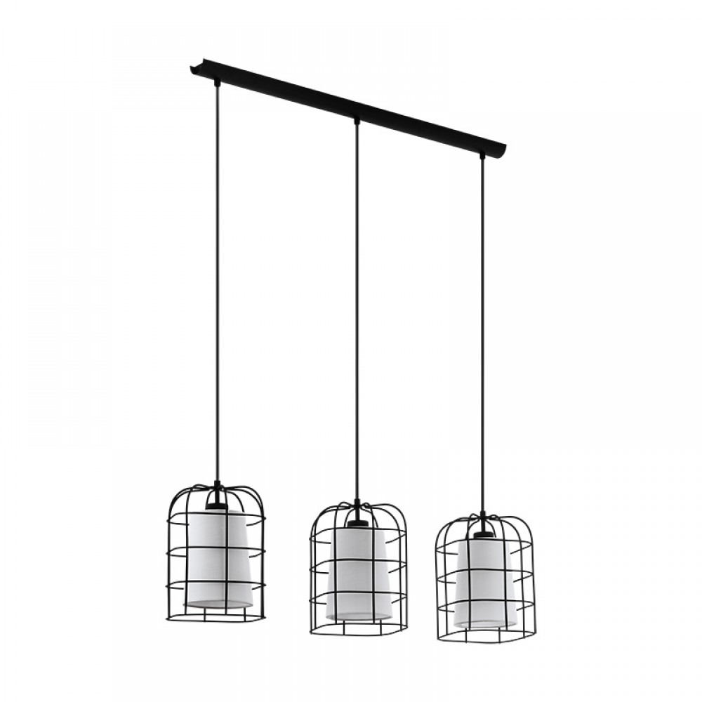 Lamparas Eglo Lampara Vintage Bittams 3L 43355