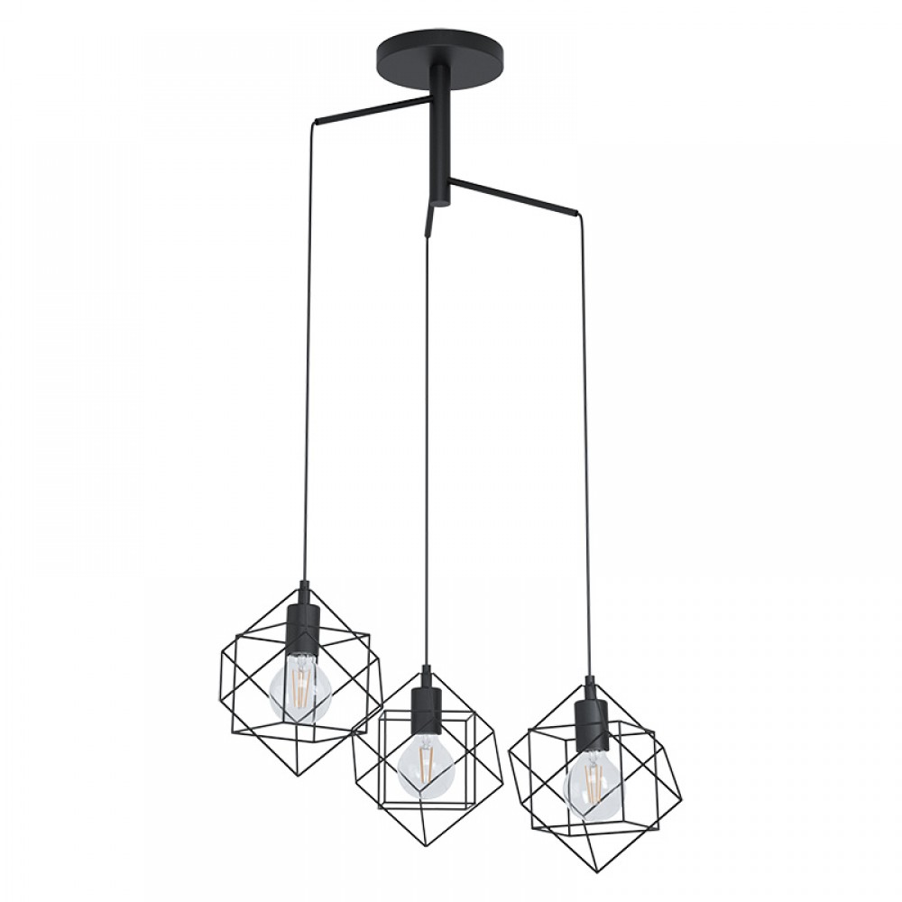 Lamparas Eglo Lampara Vintage Straiton 3L 43366