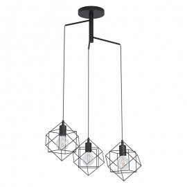 Lamparas Eglo Lampara Vintage Straiton 3L 43366