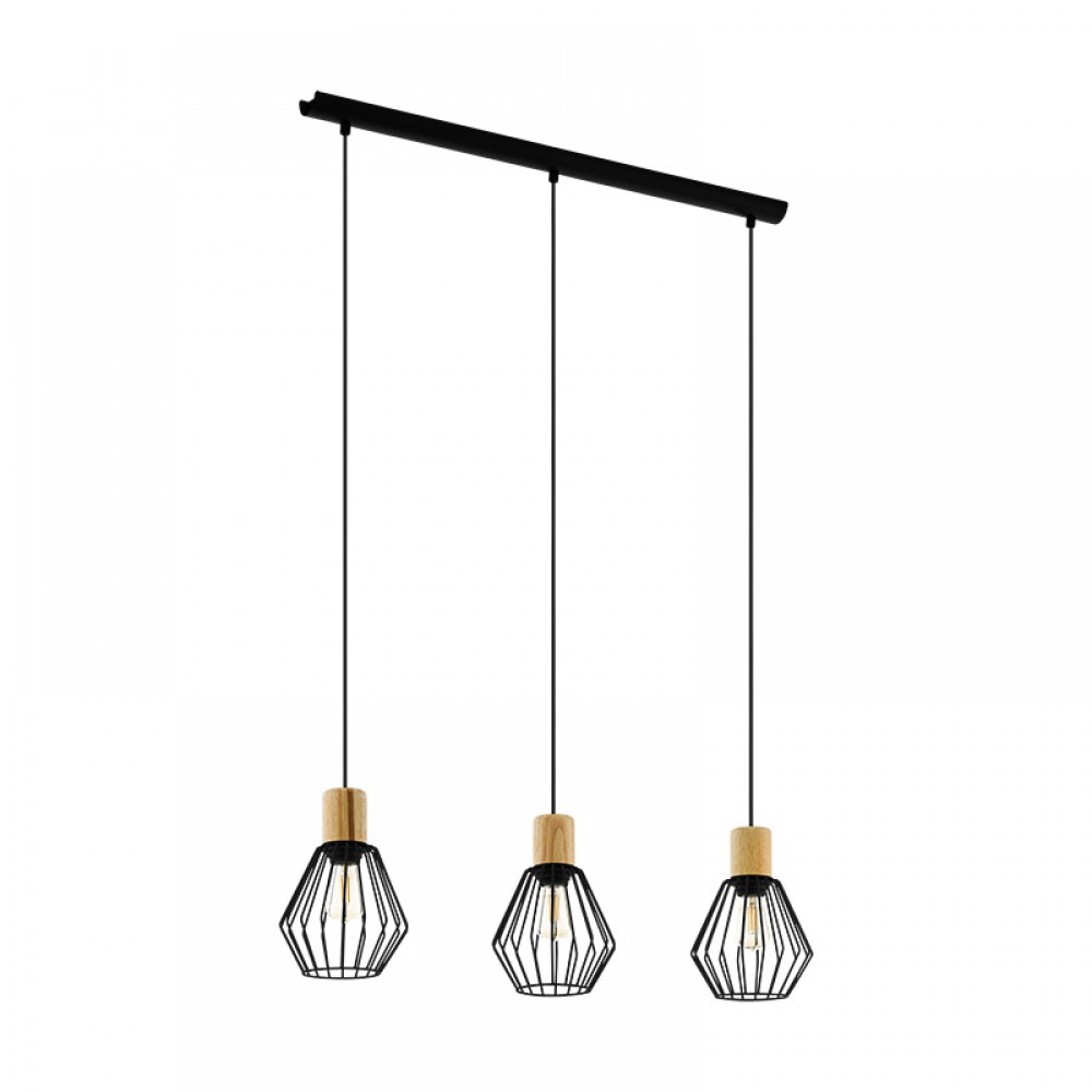 Lamparas Eglo Lampara Vintage Palmorla 3L 43378