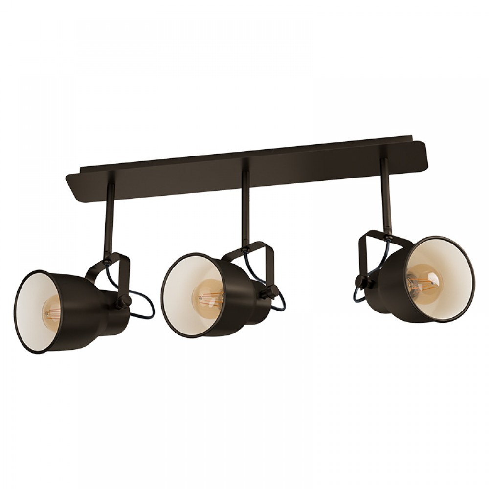 Lamparas Eglo Foco Vintage Mitchley 3L 43387