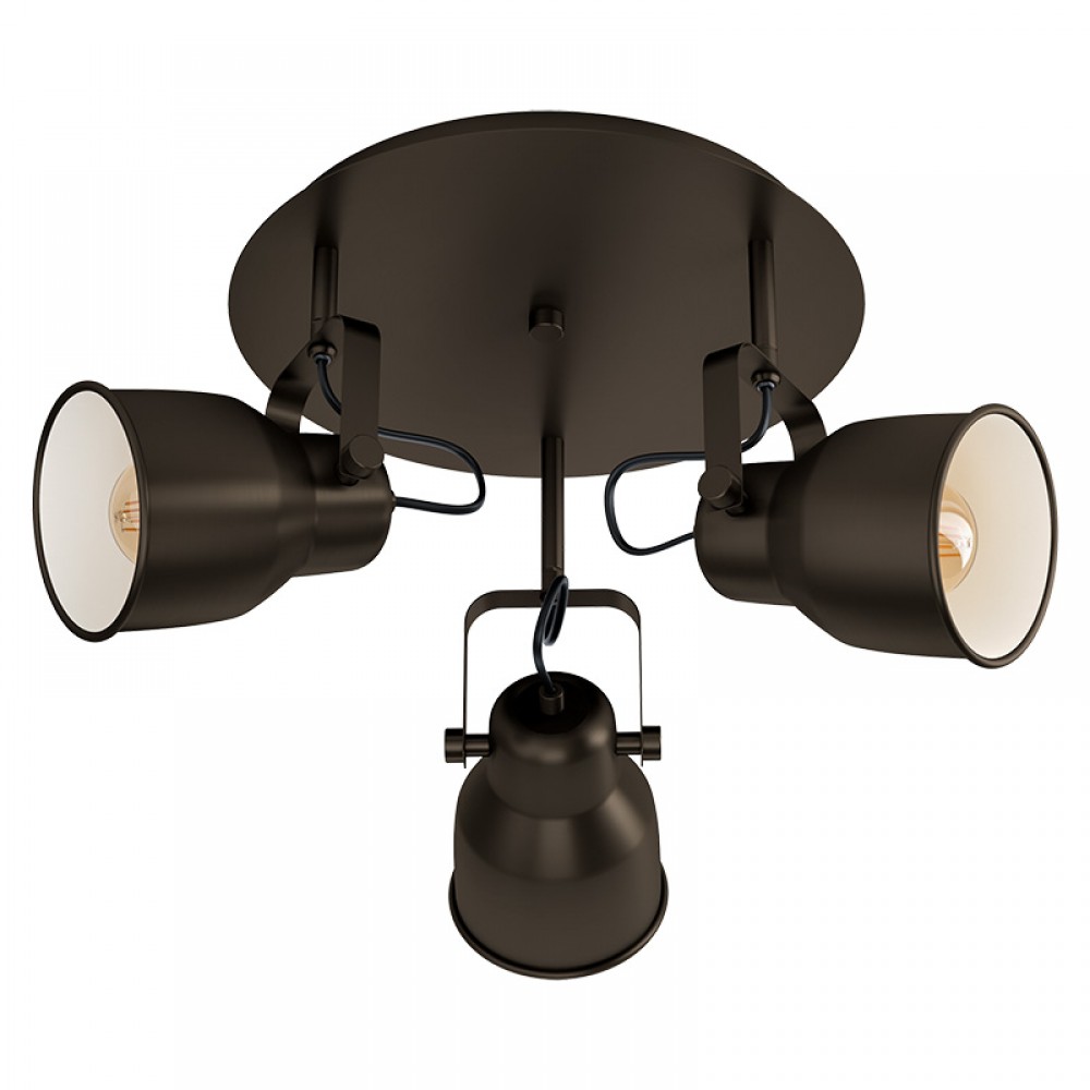 Lamparas Eglo Foco Vintage Mitchley 3L 43388