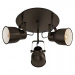 Lamparas Eglo Foco Vintage Mitchley 3L 43388