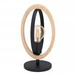 Lamparas Eglo Sobremesa Vintage Basildon 43464