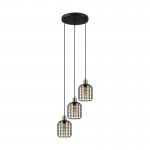 Lamparas Eglo Lampara Chisle Negro 43499