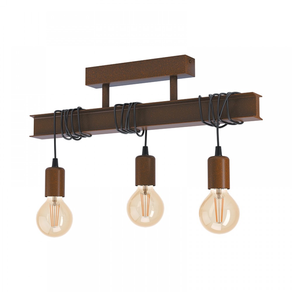 Lamparas Eglo Lampara Townshend 4 Marron 43522