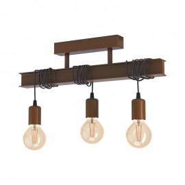 Lamparas Eglo Lampara Townshend 4 Marron 43522