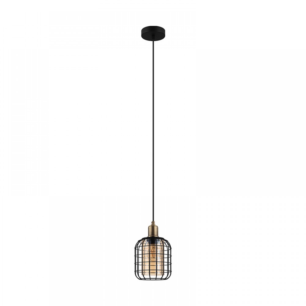 Lamparas Eglo Lampara Chisle Negro 43527