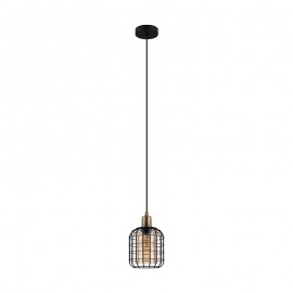 Lamparas Eglo Lampara Chisle Negro 43527