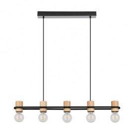 Lamparas Eglo Lampara Chieveley Negro 43541