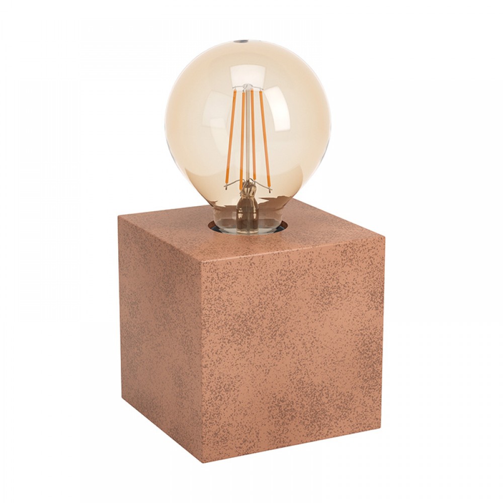 Lamparas Eglo Lampara Prestwick 1 Marron 43548