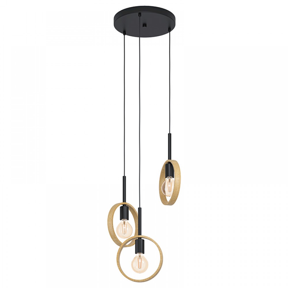 Lamparas Eglo Lampara Ipsden Negro 43551