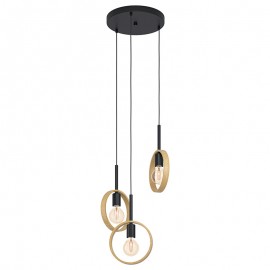 Lamparas Eglo Lampara Ipsden Negro 43551