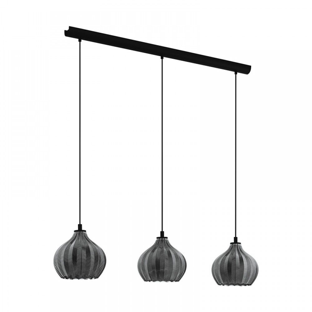 Lamparas Eglo Lampara Tamallat Negro 43577