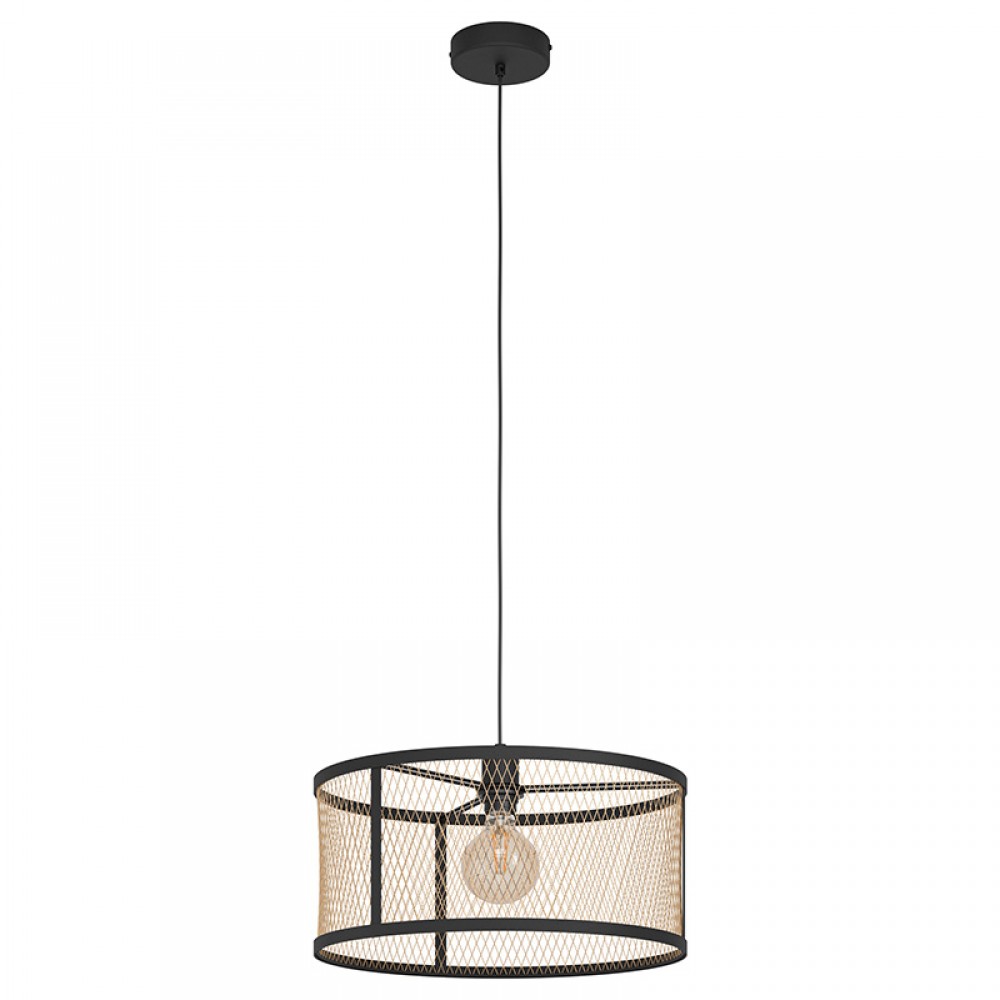 Lamparas Eglo Lampara Dellow Negro 43604