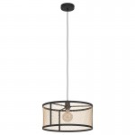 Lamparas Eglo Lampara Dellow Negro 43604