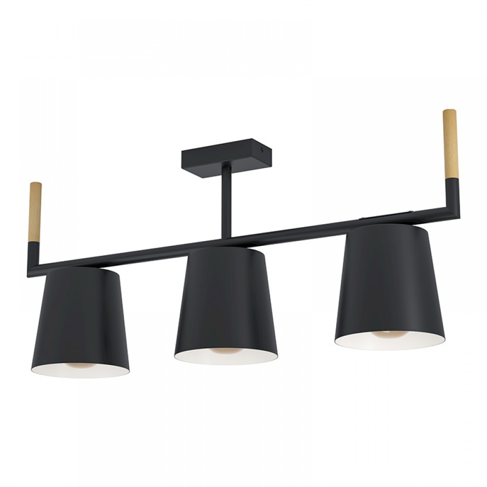 Lamparas Eglo Lampara Lacey Negro 43611