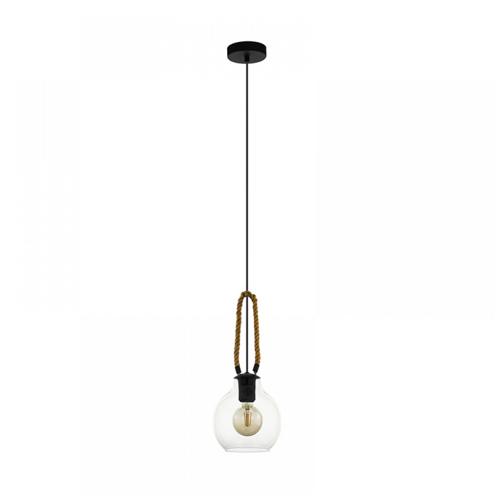 Lamparas Eglo Lampara Roding Negro 43617