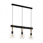 Lamparas Eglo Lampara Roding Negro 43618