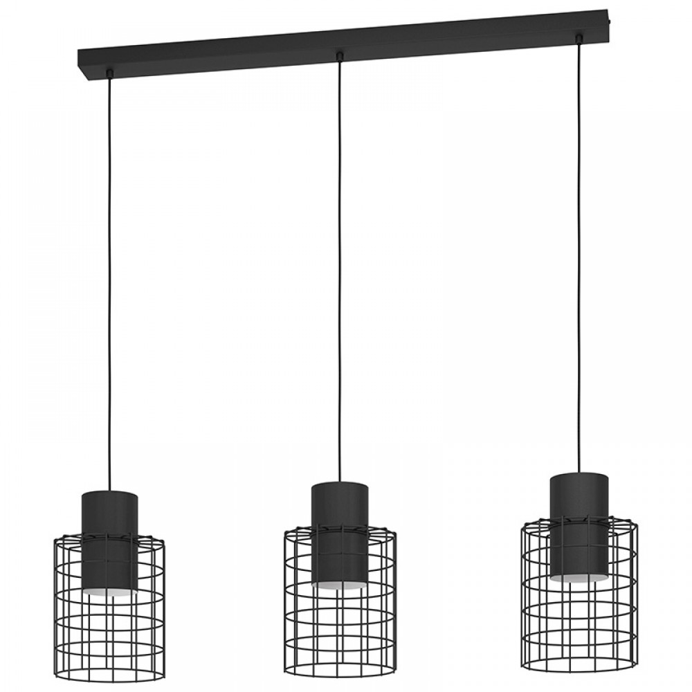Lamparas Eglo Lampara Milligan Negro 43626