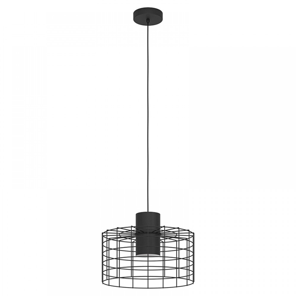 Lamparas Eglo Lampara Milligan Negro 43627
