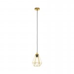 Lamparas Eglo Lampara Tarbes Laton Cepillado 43681