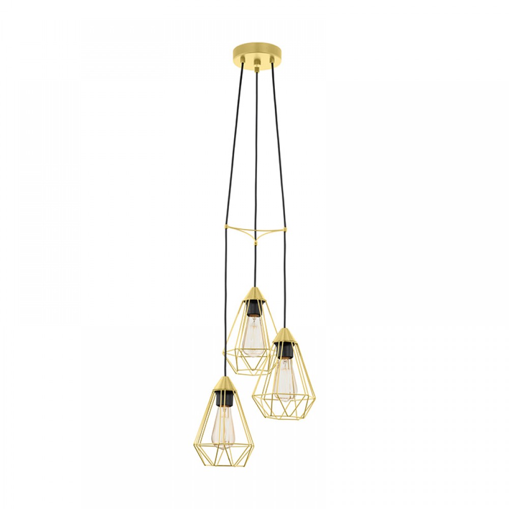 Lamparas Eglo Lampara Tarbes Laton Cepillado 43683