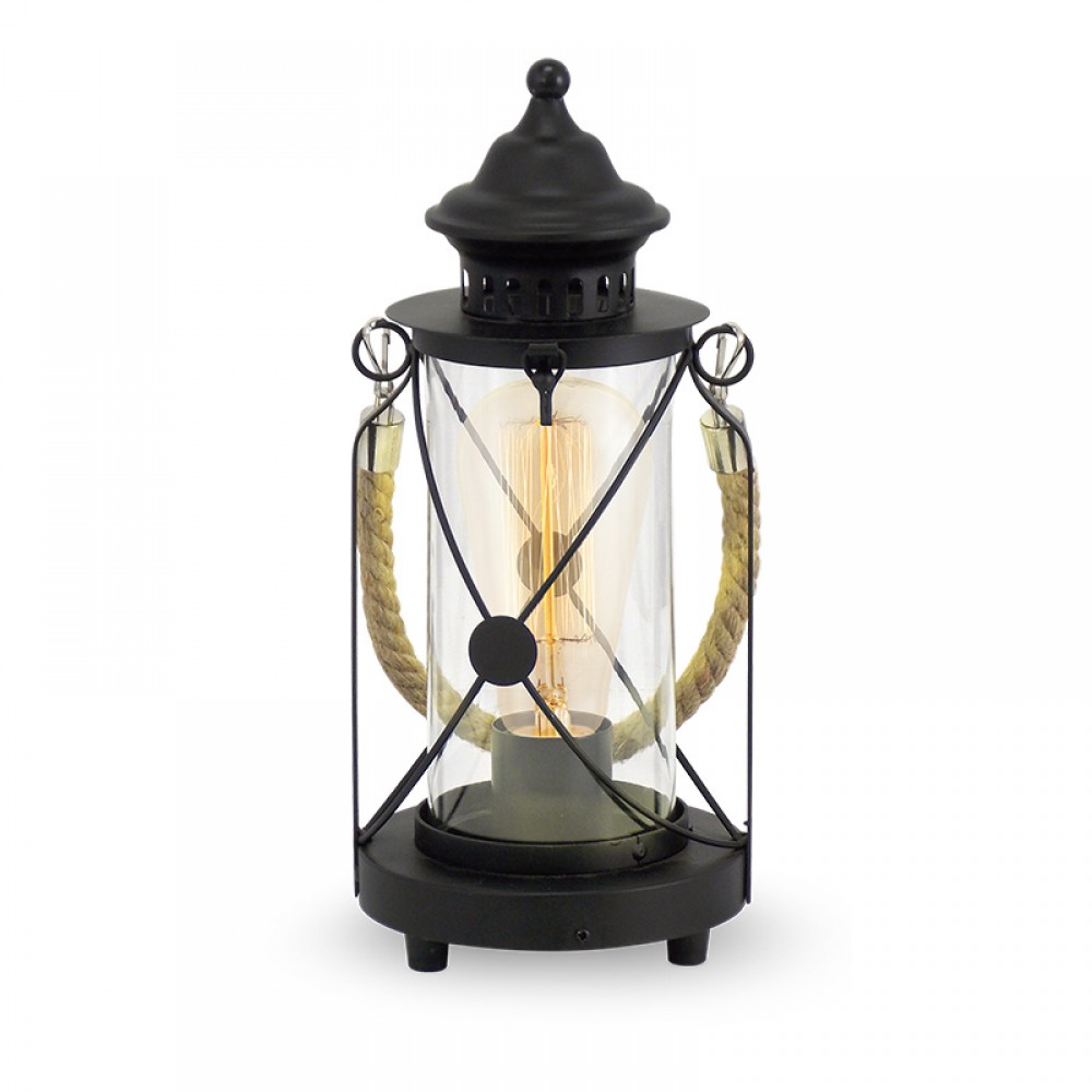 Lamparas Eglo Sobremesa Vintage Bradford 49283