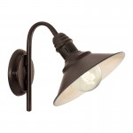 Lamparas Eglo Aplique Vintage Stockbury Marron Viejo 49458
