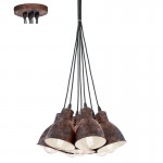 Lamparas Eglo Lampara Vintage Priddy 1 Cobre Viejo 49494