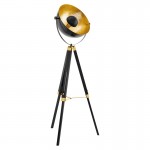 Lamparas Eglo Pie Vintage Covaleda Negro 49618