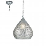 Lamparas Eglo Colgante Vintage Melilla Plata 49716