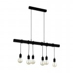 Lamparas Eglo Lampara Townshend Negro 49755
