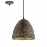 Lamparas Eglo Colgante Vintage Safi Marron 49814