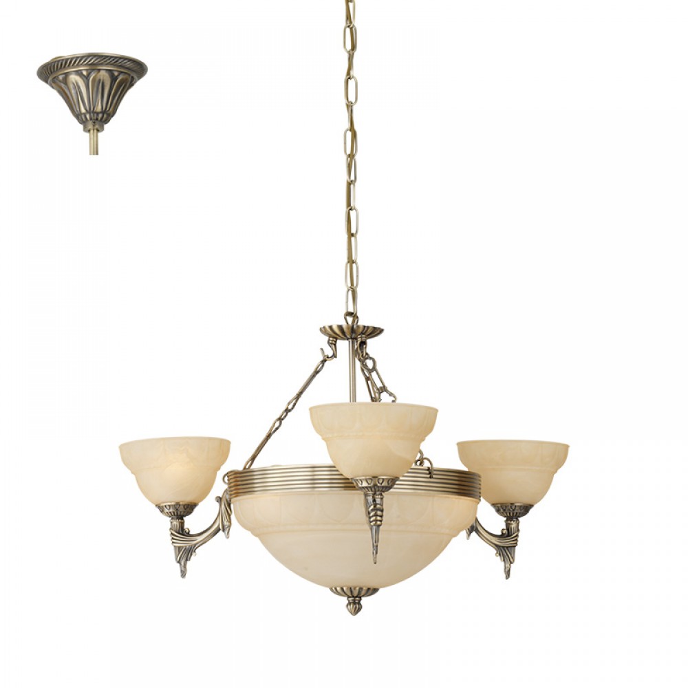 Lamparas Eglo Colgante Marbella E14 6 Luces 85857