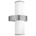 Lamparas Eglo Aplique Exterior Acero Doble Beverly 86541