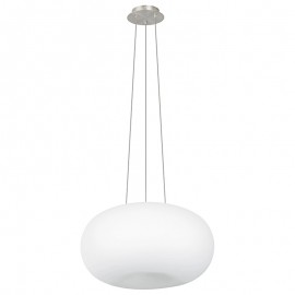 Lamparas Eglo Colgante Optica E27 2 Luces 86815