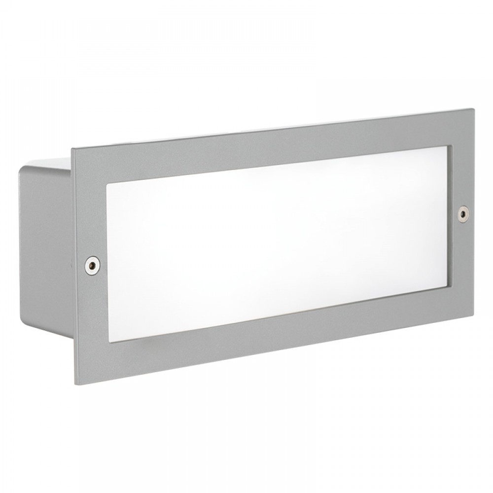 Lamparas Eglo Empotrable Pared Gris E27 Zimba 88008