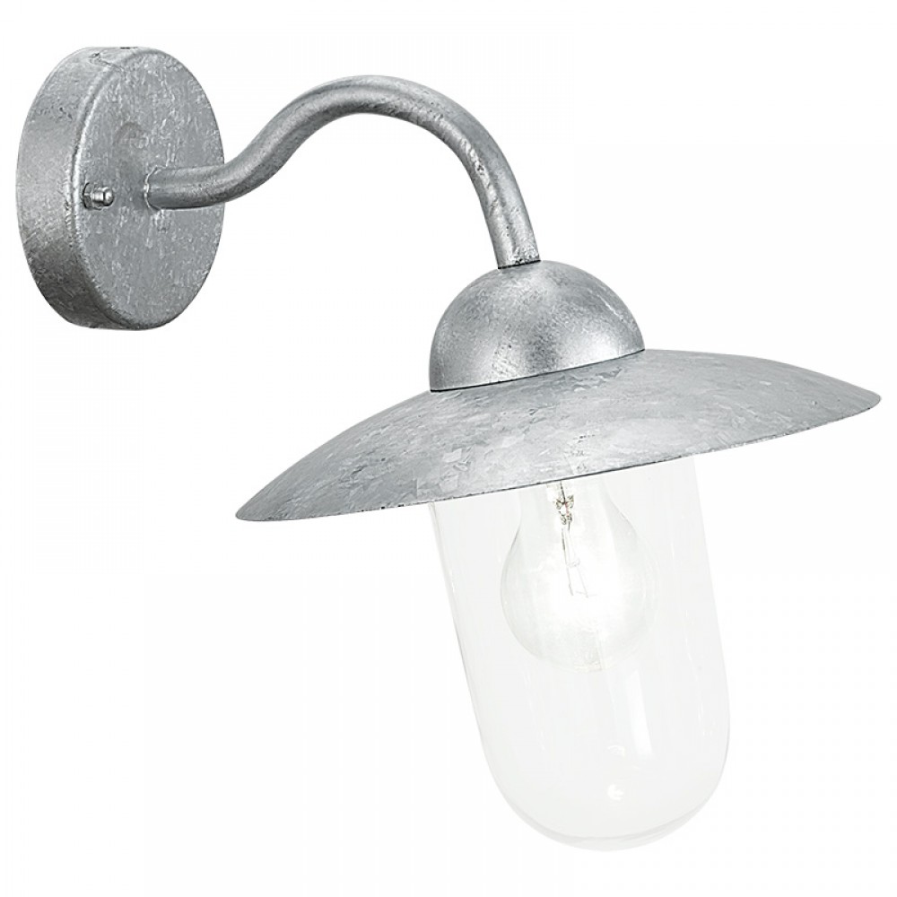 Lamparas Eglo Aplique Exterior Galvanizado Milton 88489