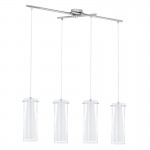 Lamparas Eglo Colgante Pinto E27 4 Luces 89834