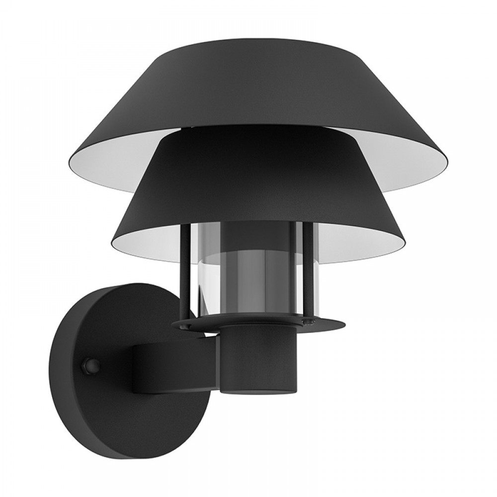 Lamparas Eglo Aplique Chiappera Negro-Blanco 900287
