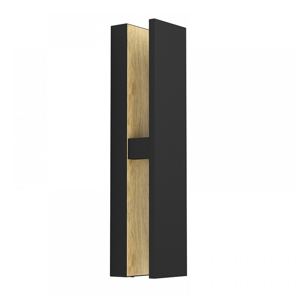 Lamparas Eglo Aplique Costorio Negro-Marron 900291