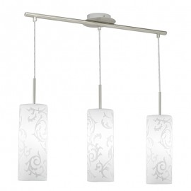 Lamparas Eglo Colgante Amadora E27 3 Luces 90048