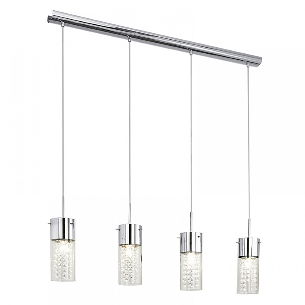 Lamparas Eglo Colgante Diamond E14 4 Luces 90696
